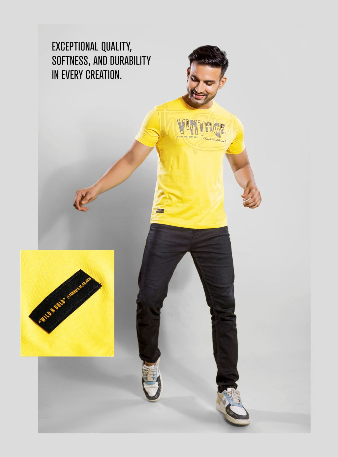 MANGO YELLOW MAGNUM TEES