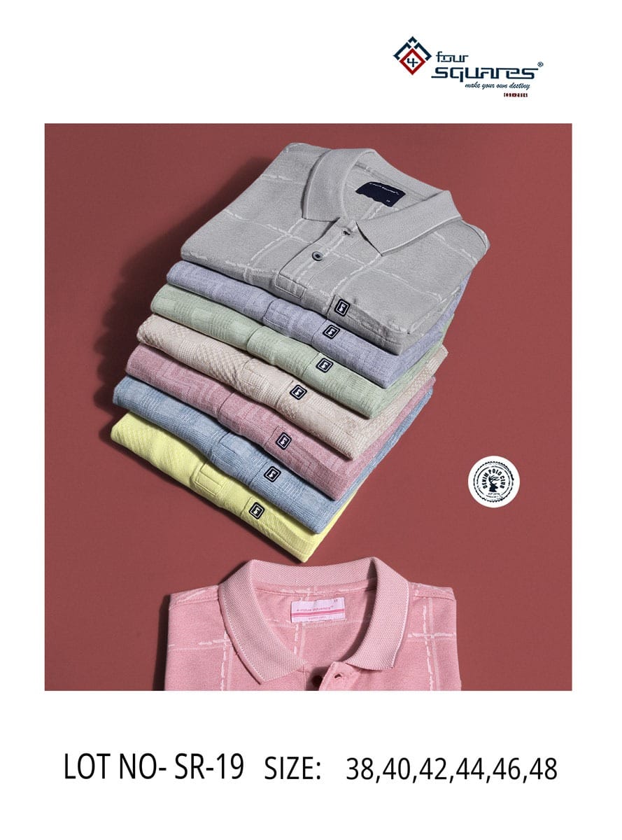 GREY GRINDLE JACQUARD POLO WITH POCKET
