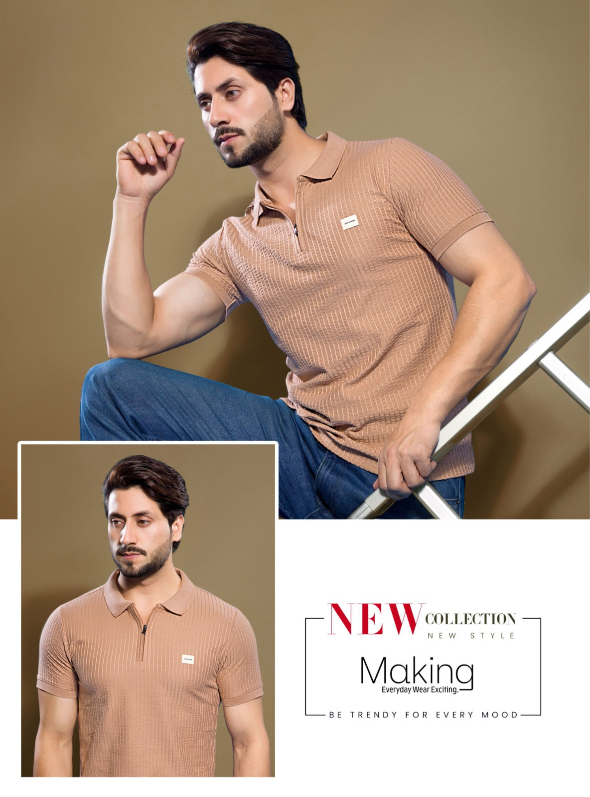 ORGANZA KNIT POLO