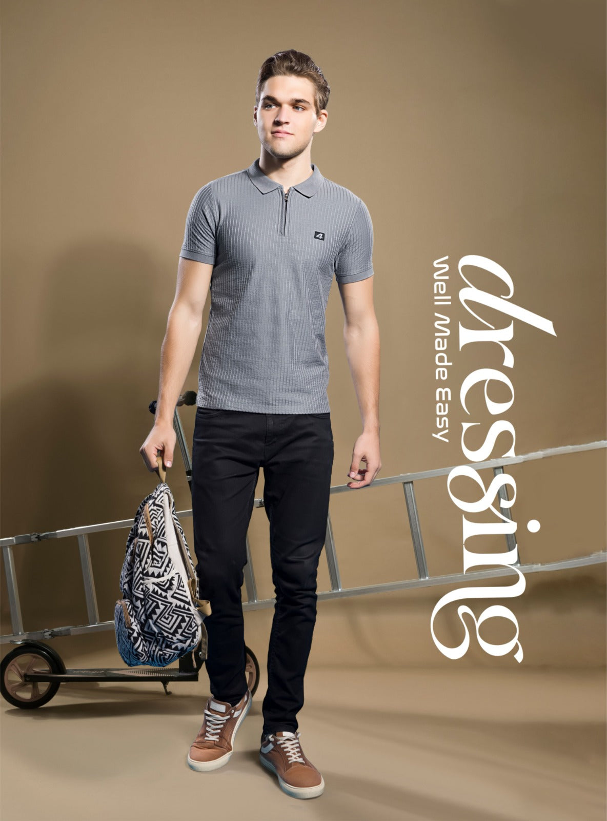 ORGANZA KNIT POLO