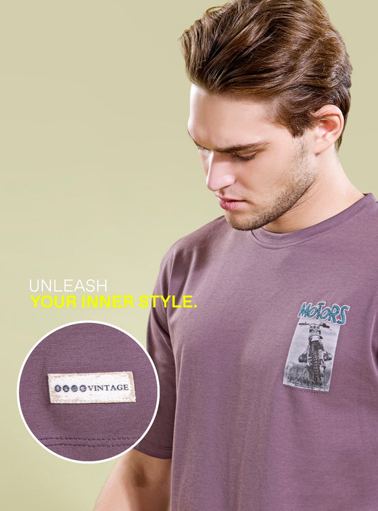 PURPLE OVERSIZED TEES