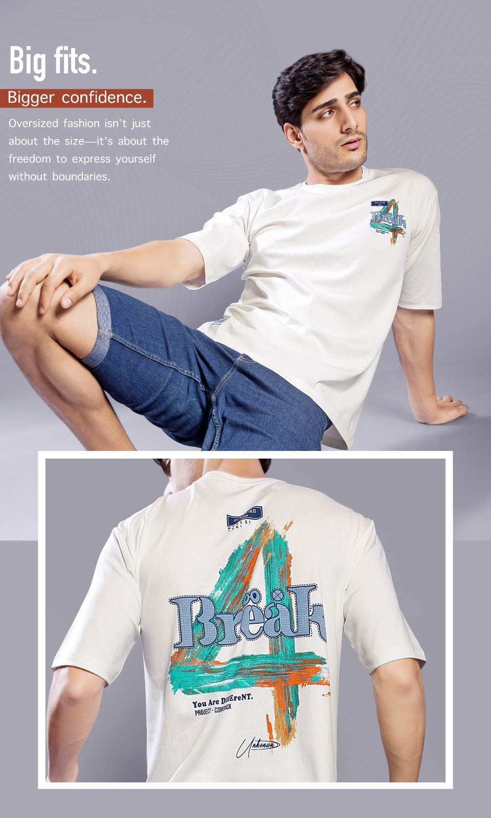 SNOW WHITE MISFITS OVERSIZED TEES
