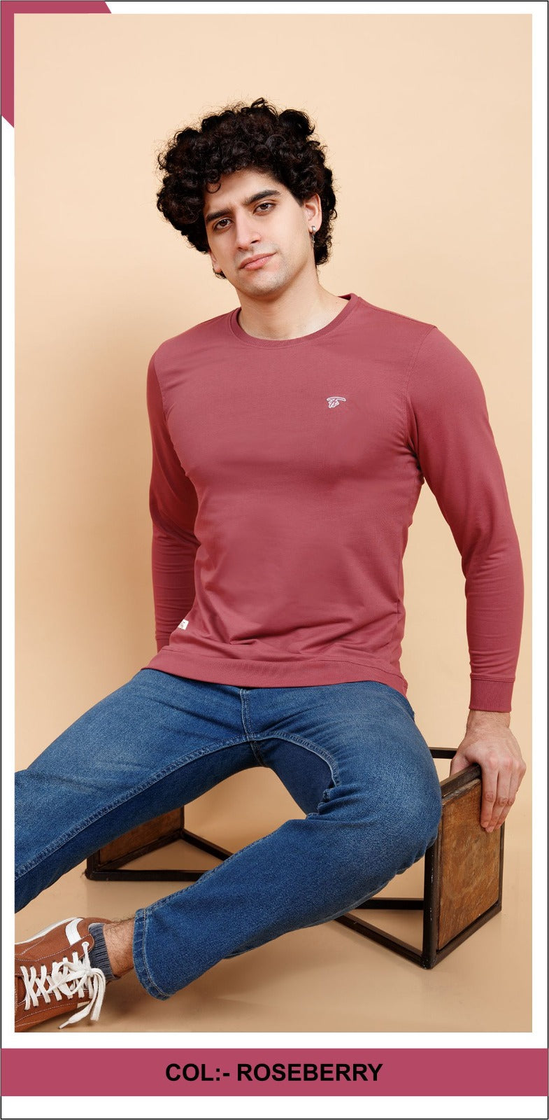 ROSEBERRY LYCRA LOOPER SWEATSHIRT