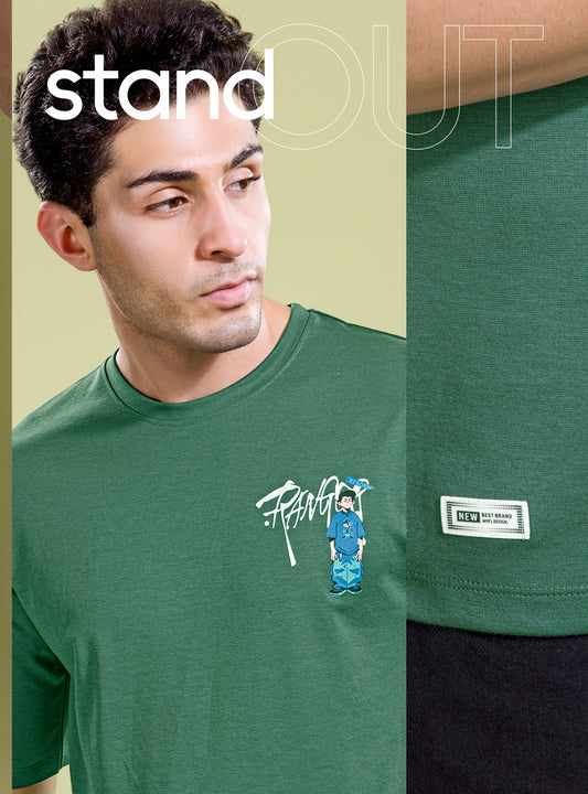 PINE GREEN OVERSIZED TEES