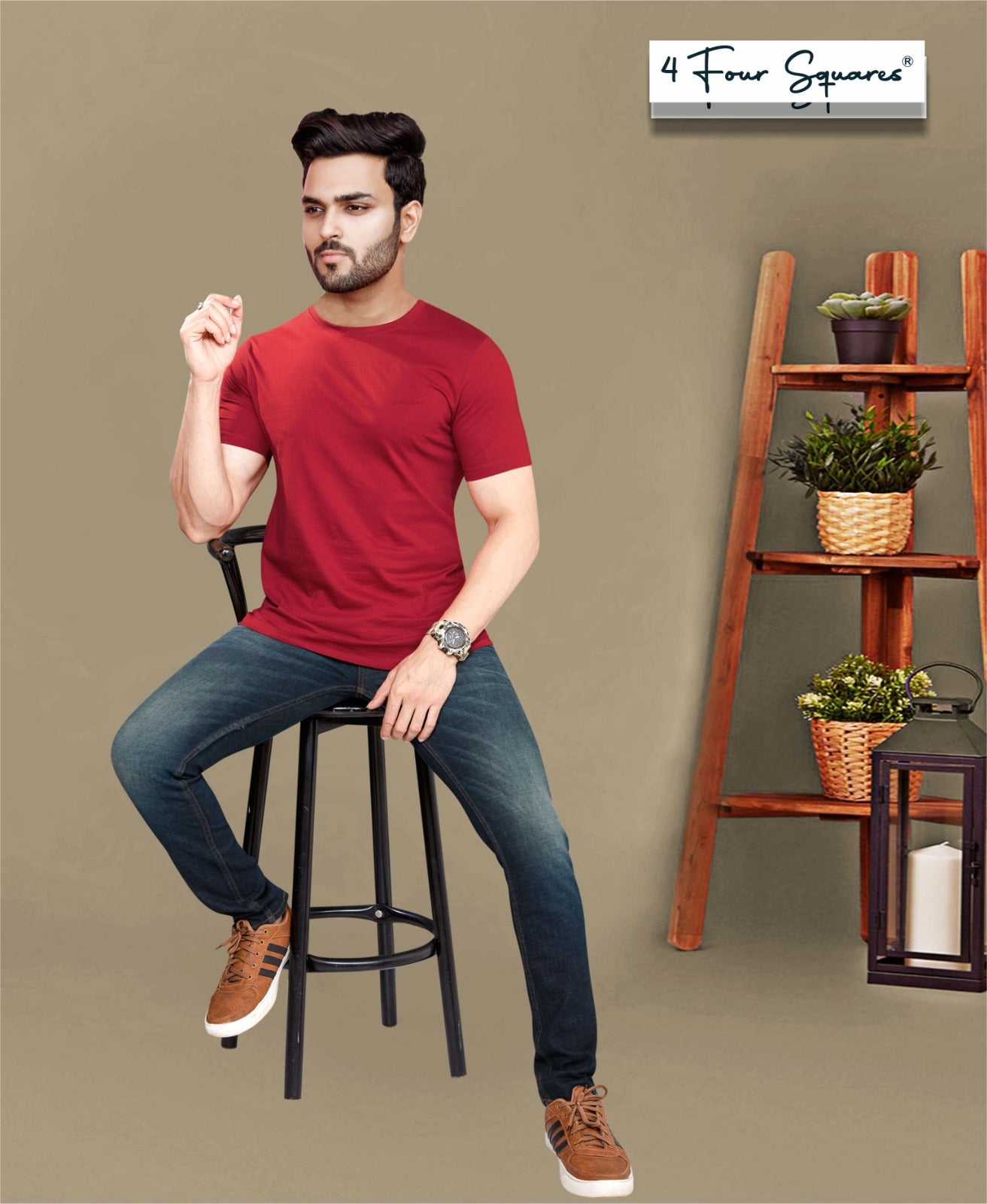 MAROON 100% COTTON BASIC SOLID