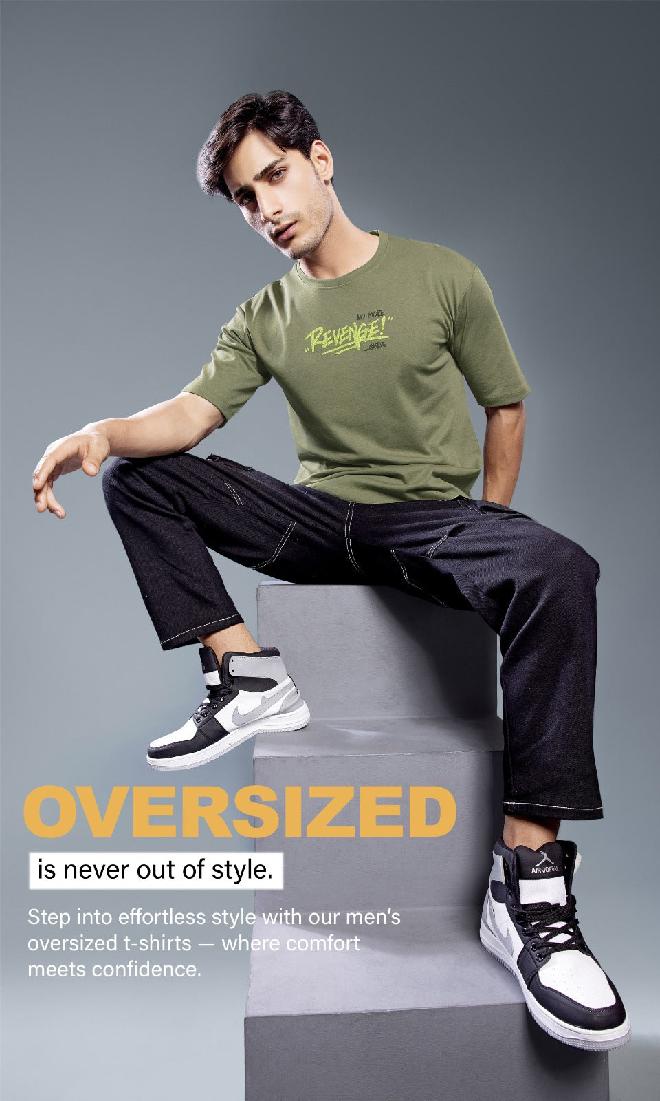 FREN GREEN MISFITS OVERSIZED TEES