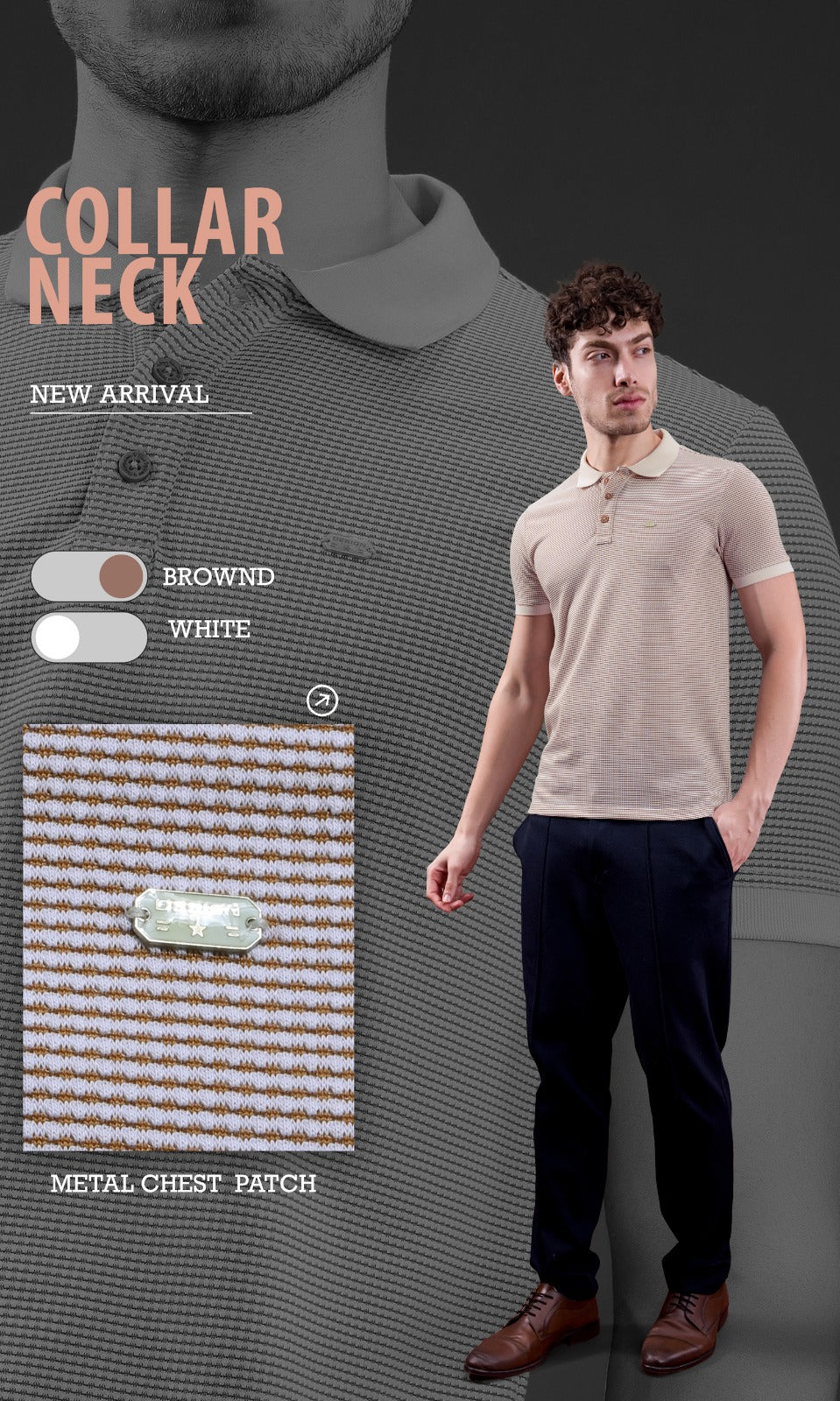 OFF WHITE ZARA KNIT POLO