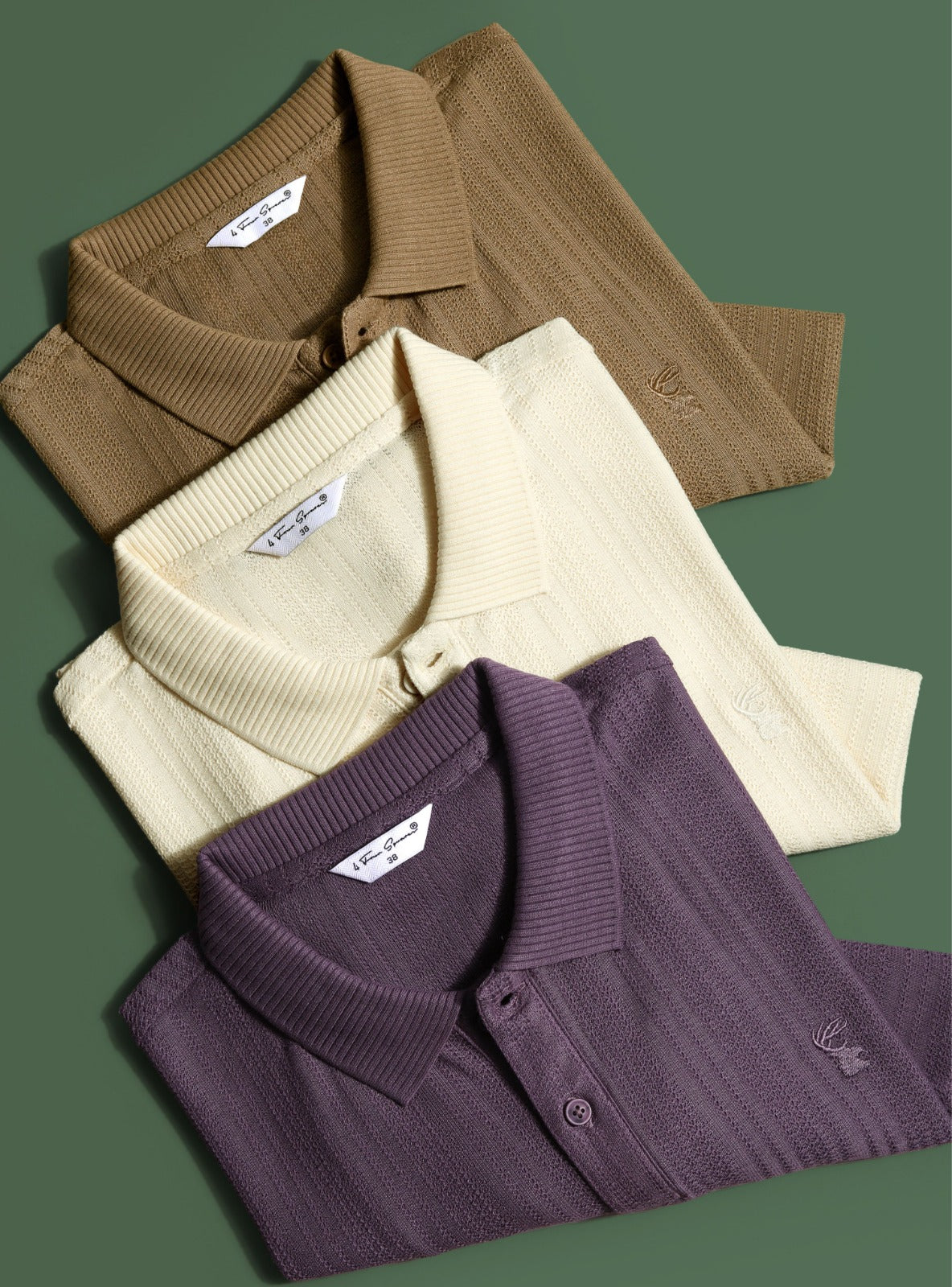 INTERLOCK DOT STRUCTURED KNIT POLO