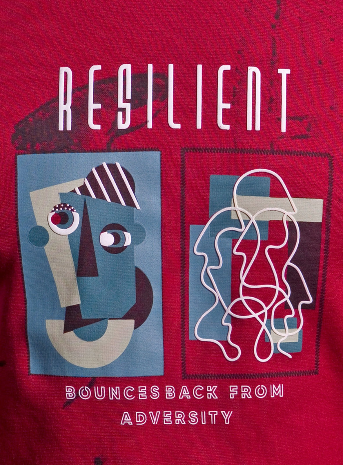 APPLE RED GRAPHIC PRINT WITH EXTRA EDGE 2.0