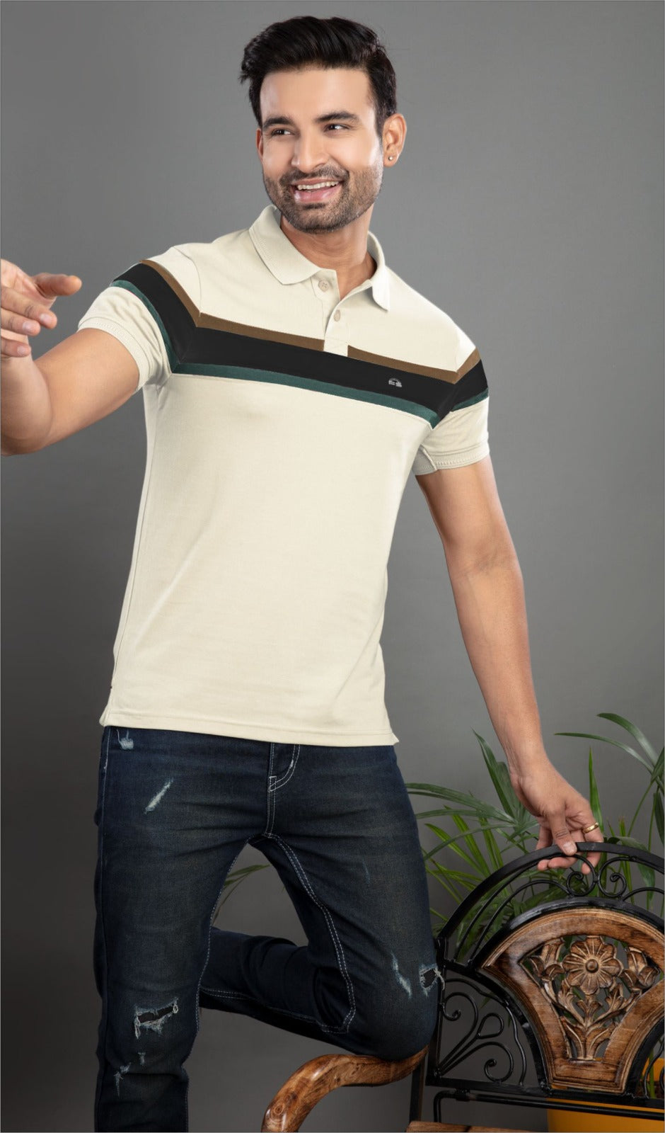 OFF WHITE MATTY CUT AND SEW S.NO 74