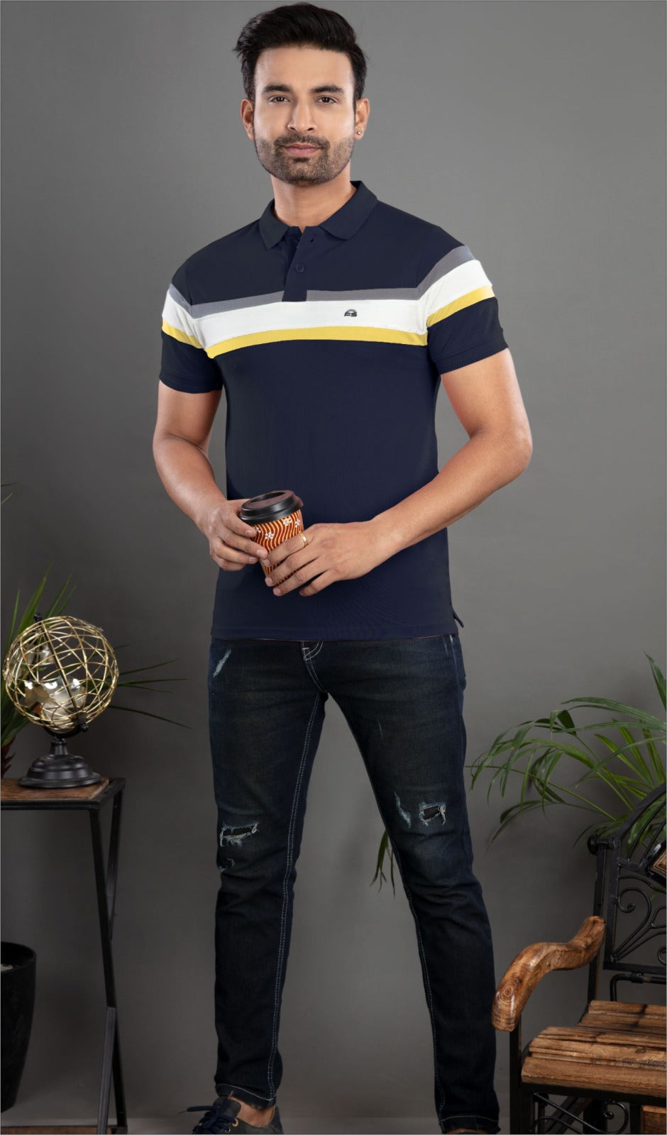 NAVY MATTY CUT AND SEW S.NO 74