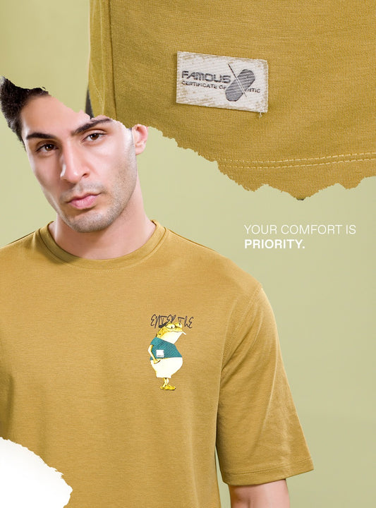 MUDDY YELLOW OVERSIZED TEES