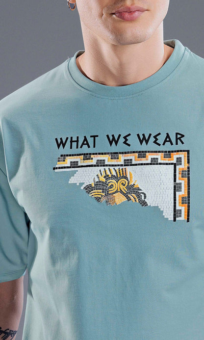 ICE BLUE IMPORTED GRAPHIC OVERSIZED TEES