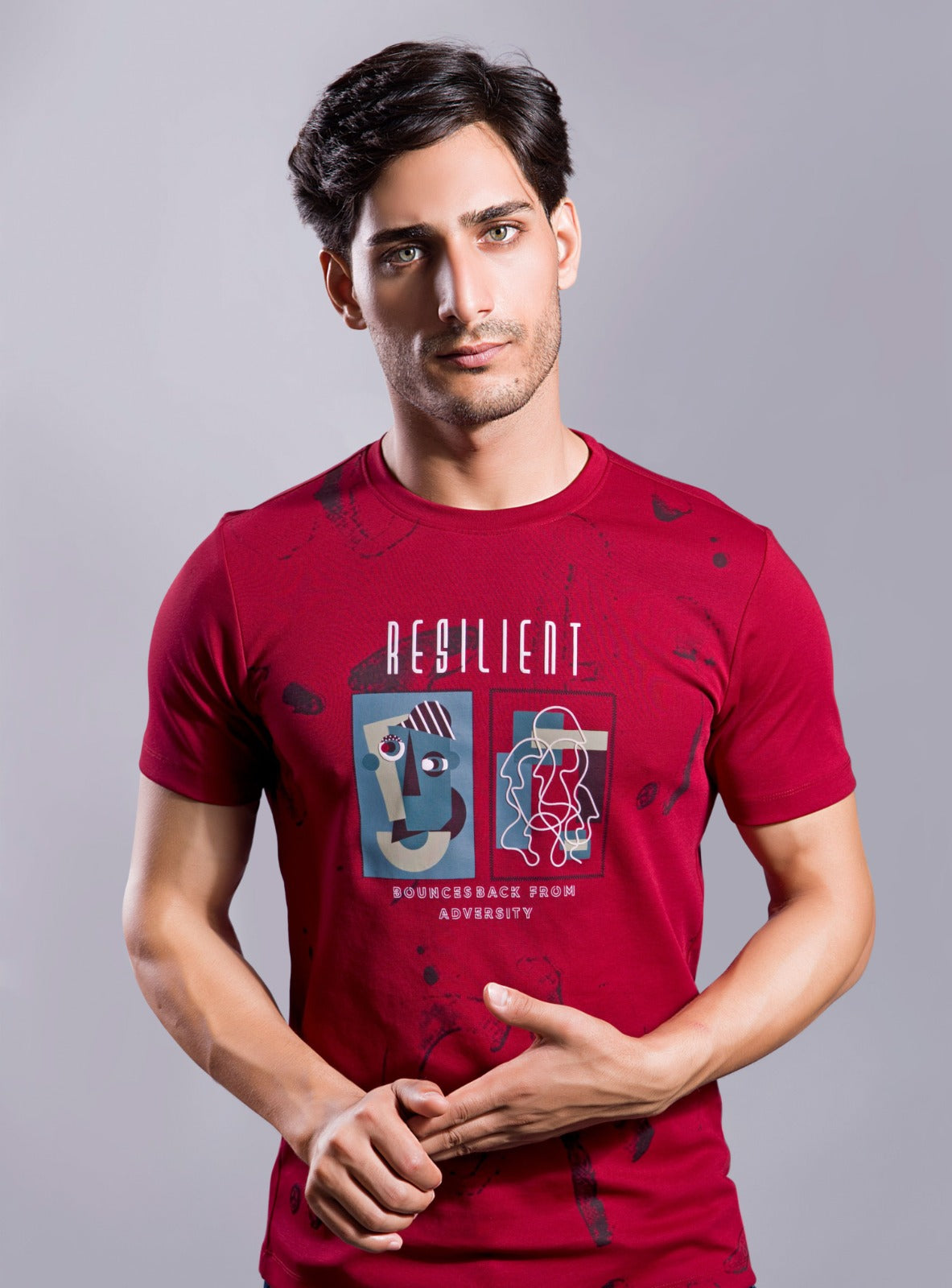 APPLE RED GRAPHIC PRINT WITH EXTRA EDGE 2.0