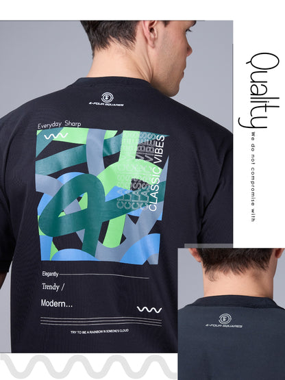 BLACK REVERSABLE OVERSIZED TEES