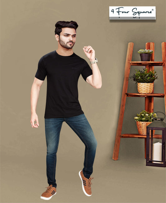 RAVEN BLACK 100% COTTON BASIC SOLID