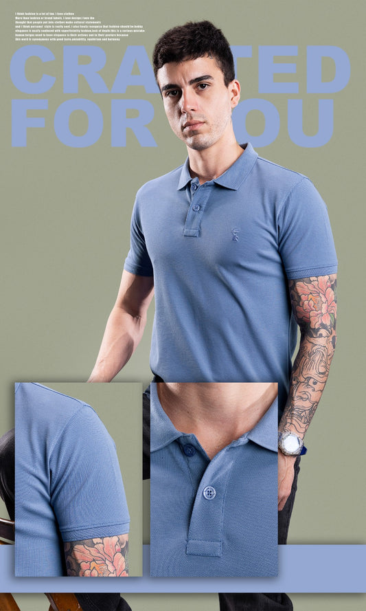 OCEAN BLUE MATTY ETERNAL SERIES POLO