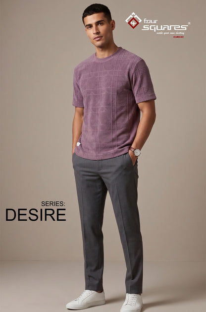 PURPLE CHENILLE OVERSIZED TEES