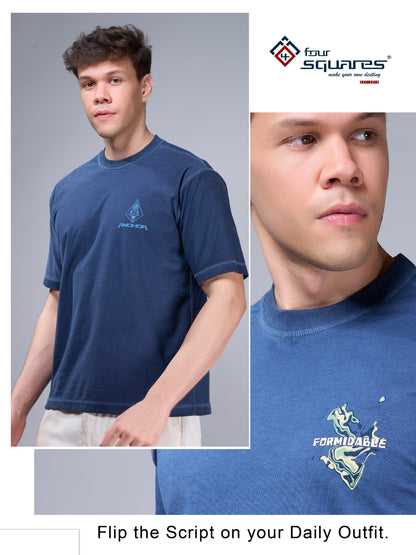 NAVY REVERSABLE OVERSIZED TEES