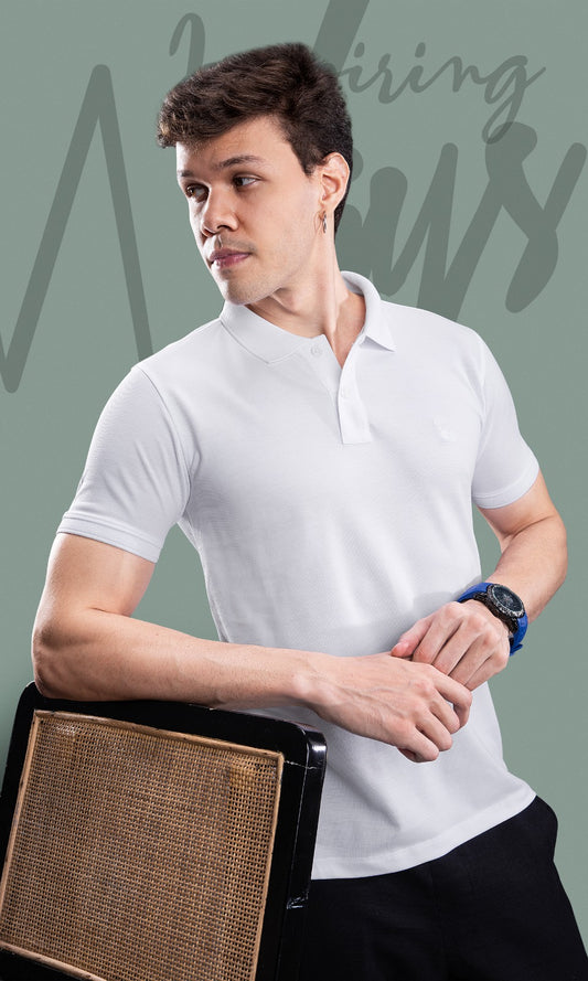 WHITE MATTY ETERNAL SERIES POLO