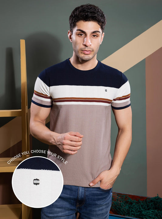 ONION AUTOSTRIPER SWEAT KNIT STRUCTURE TEES