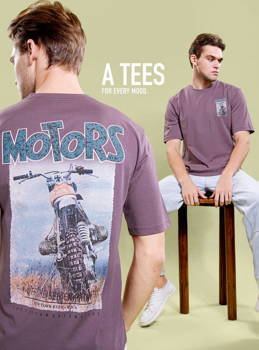 PURPLE OVERSIZED TEES