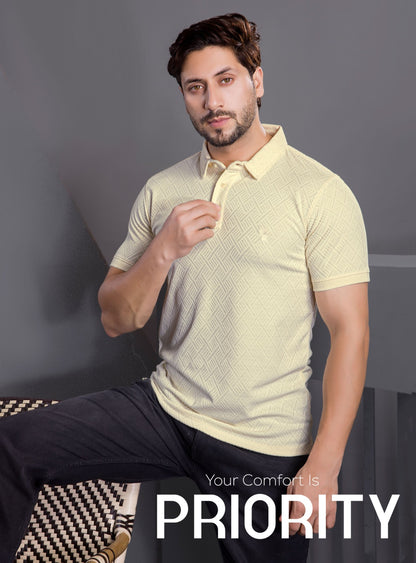 OFF WHITE MONO JACQURAD POLO