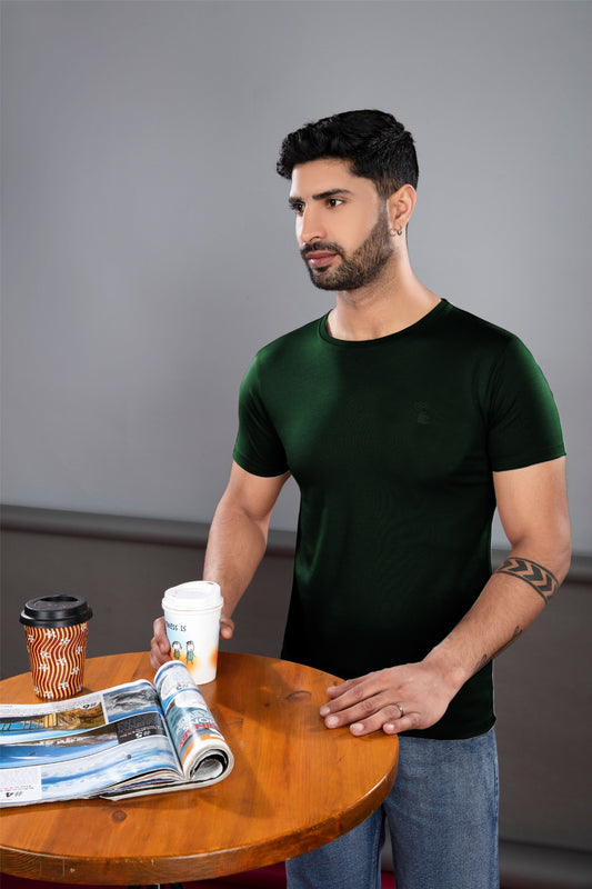 DARK TEAL 100% COTTON BASIC SOLID