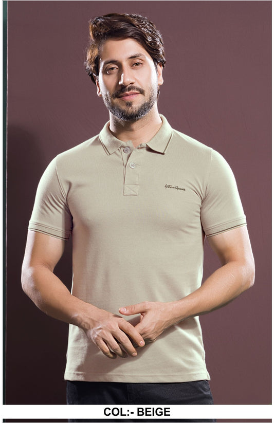BEIGE MATTY ETERNAL 2.0 SERIES POLO