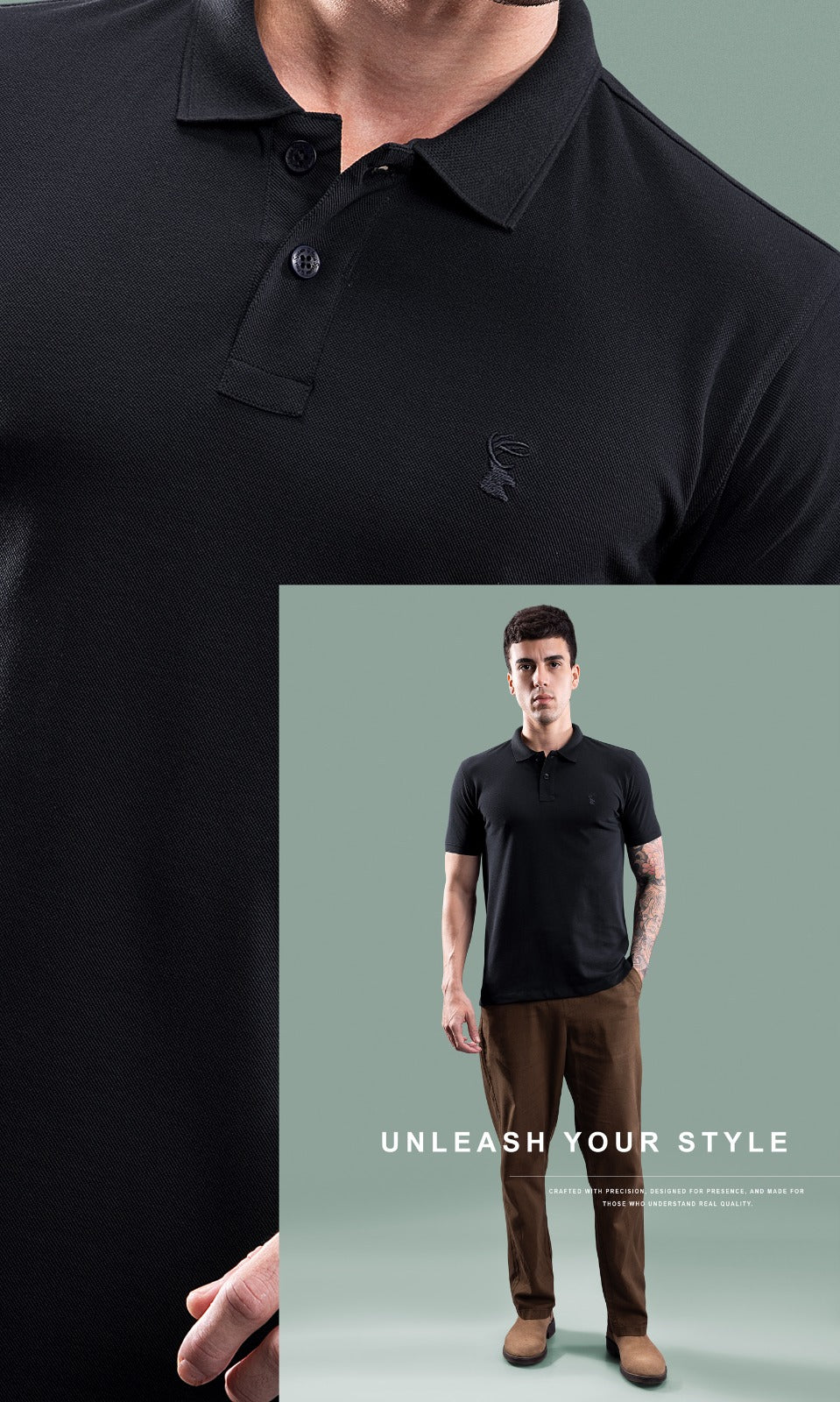 BLACK MATTY ETERNAL SERIES POLO