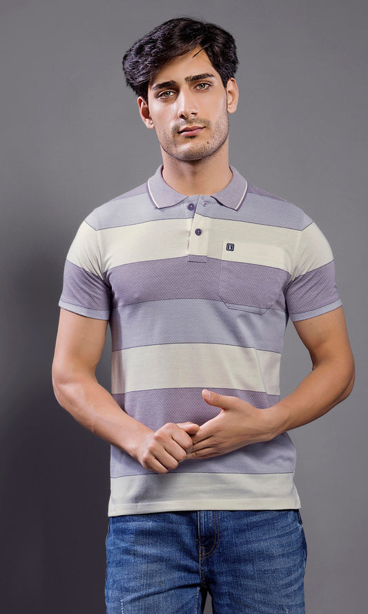 PURPLE BRICK KNIT AUTOSTRIPER WITH POCKET