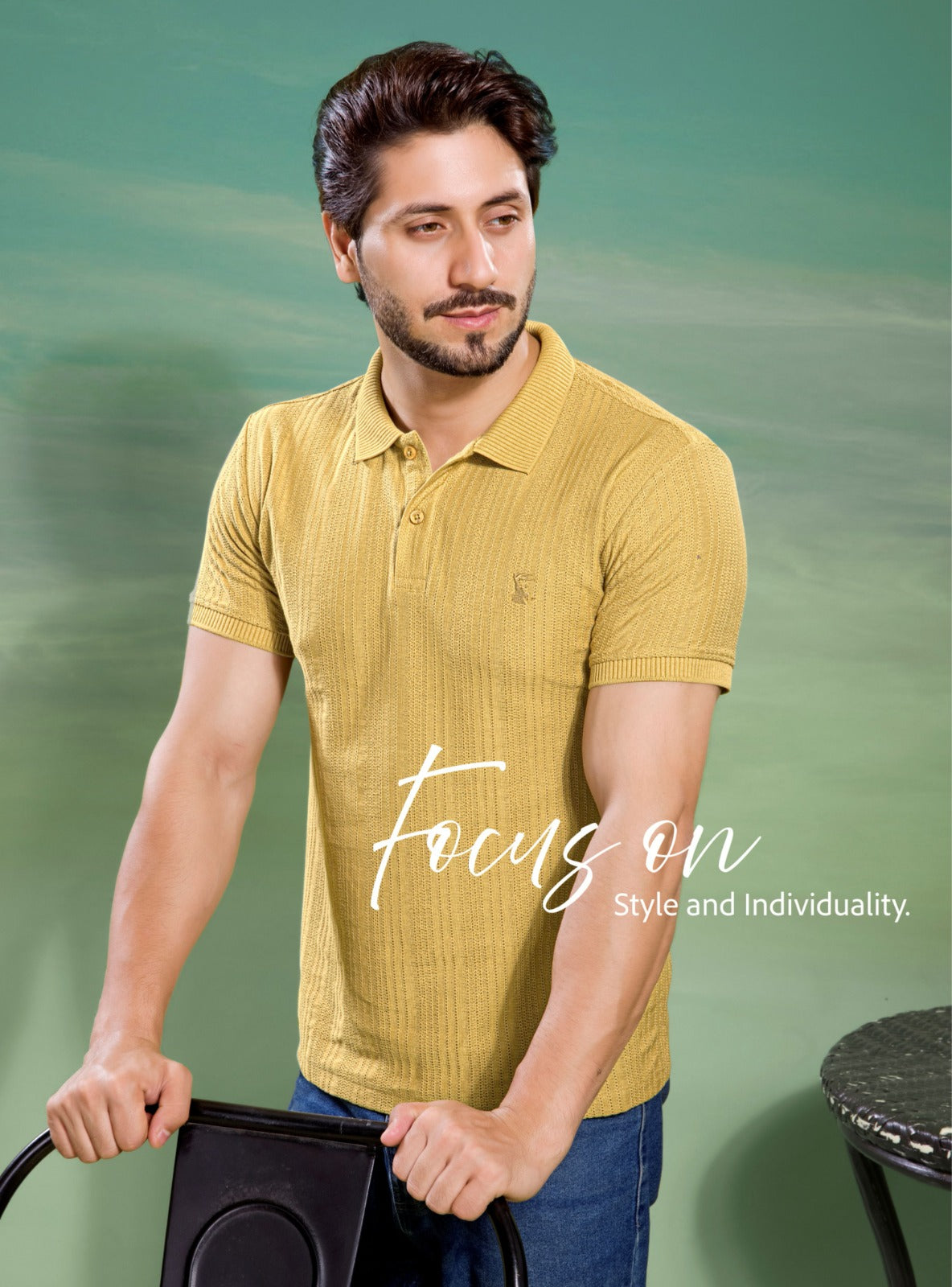 INTERLOCK DOT STRUCTURED KNIT POLO