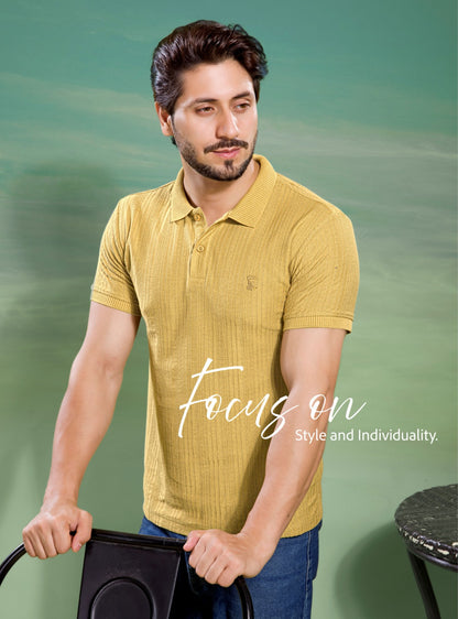 INTERLOCK DOT STRUCTURED KNIT POLO