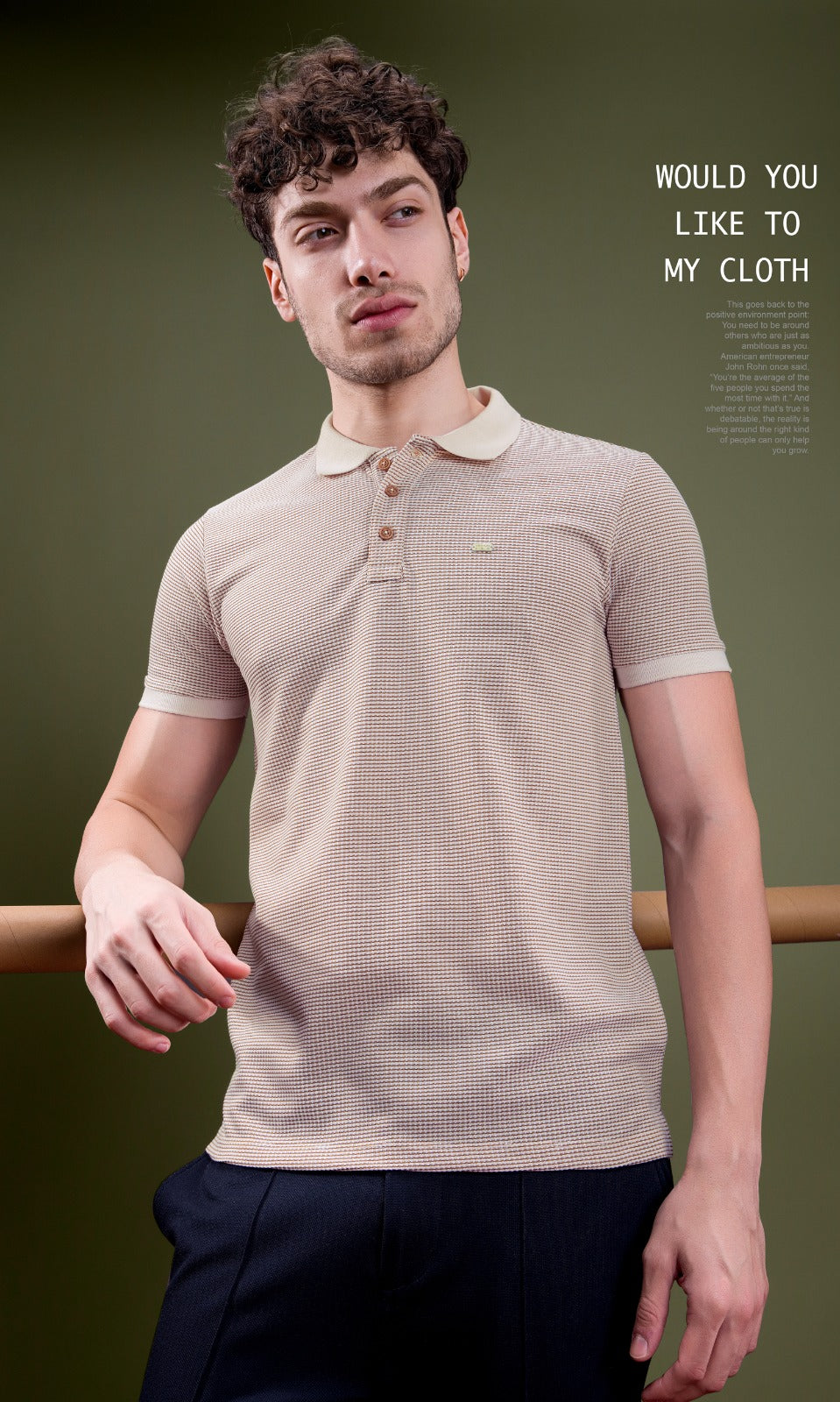 OFF WHITE ZARA KNIT POLO