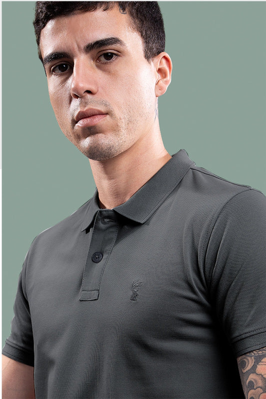 DARK GREY MATTY ETERNAL SERIES POLO