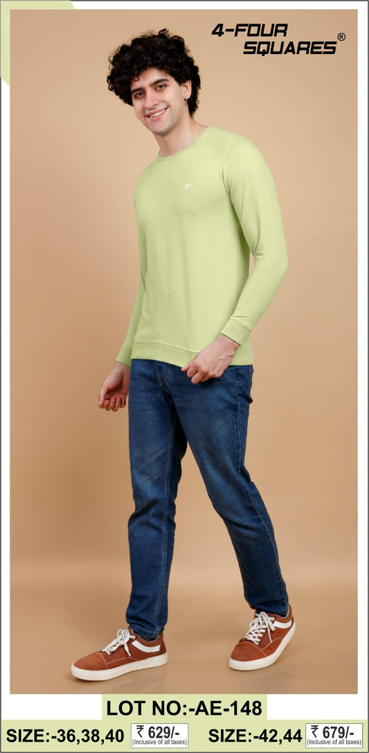 MINT GREEN LYCRA LOOPER SWEATSHIRT