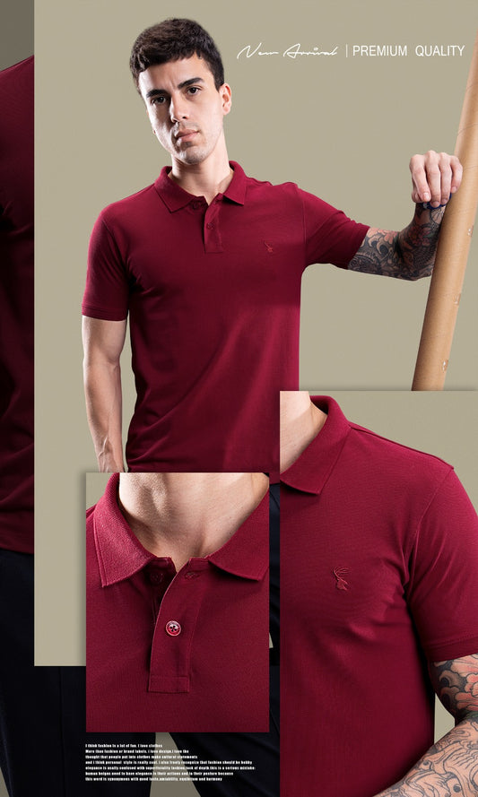 MAROON MATTY ETERNAL SERIES POLO