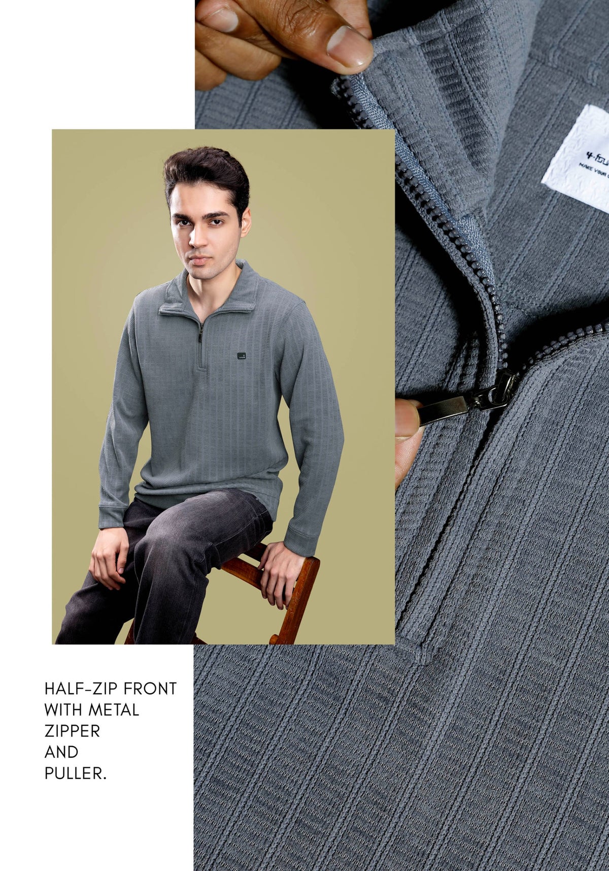 AIR FORCE CHENILLE FULL SLEEVES SWEATSHIRT