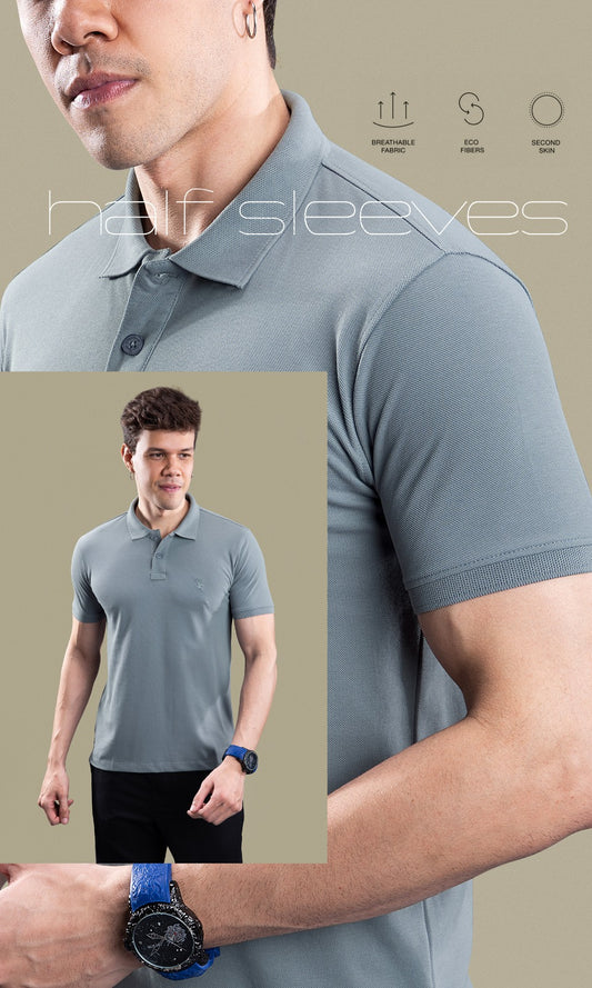 DARK GREY MATTY ETERNAL SERIES POLO