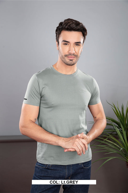 LT.GREY 100% COTTON BASIC SOLID