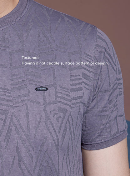 PURPLE SAP MONO JACQUARD