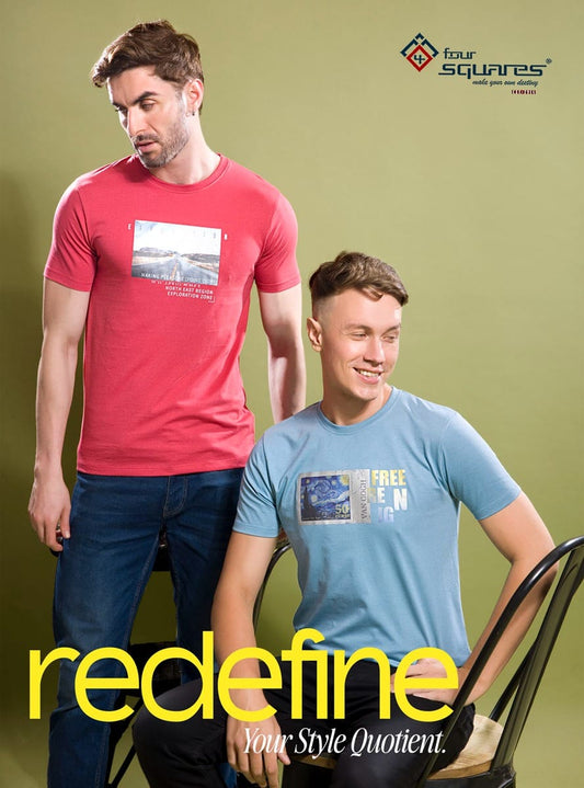 BRICK GARPHIC METALLIC PRINT TEES