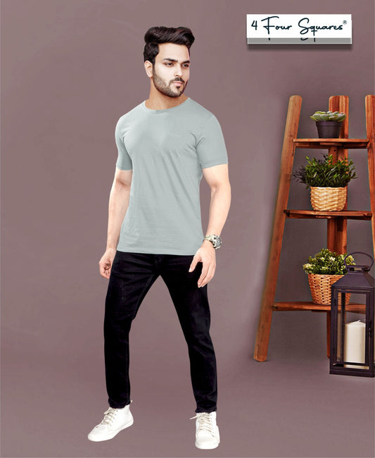 CEMENT GREY 100% COTTON BASIC SOLID