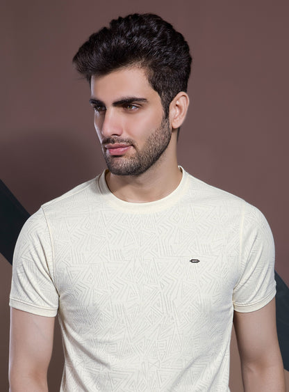 MILKY WHITE SAP MONO JACQUARD