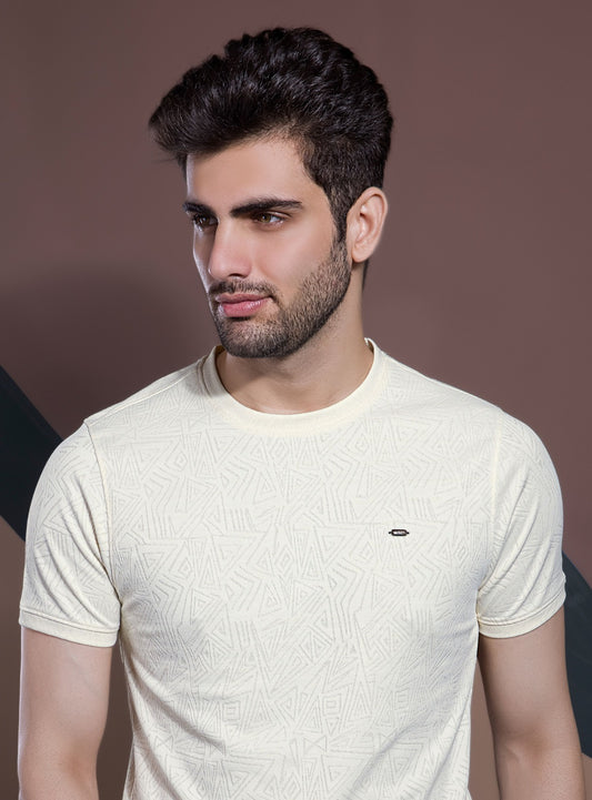 MILKY WHITE SAP MONO JACQUARD