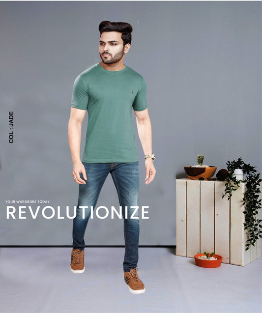 JADE 100% COTTON BASIC SOLID