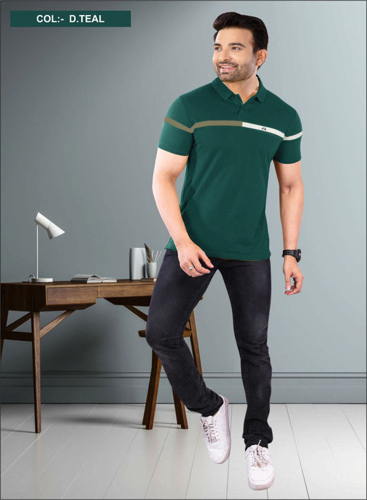 D.TEAL MATTY CUT AND SEW S.NO 30