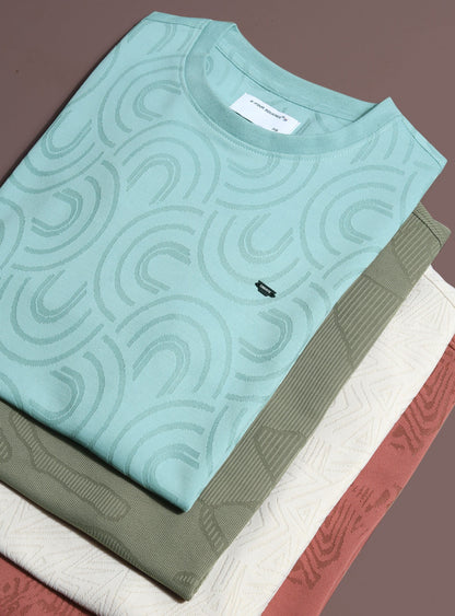 MINT GREEN SAP MONO JACQUARD