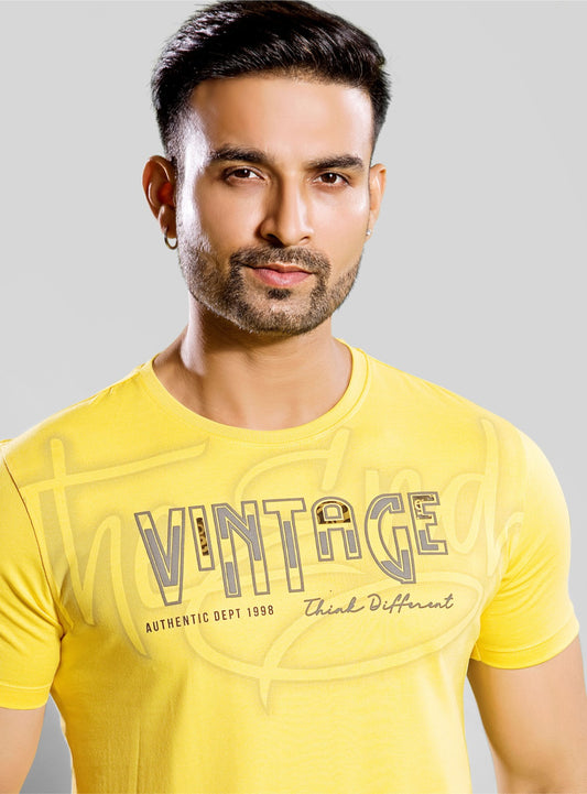 MANGO YELLOW MAGNUM TEES