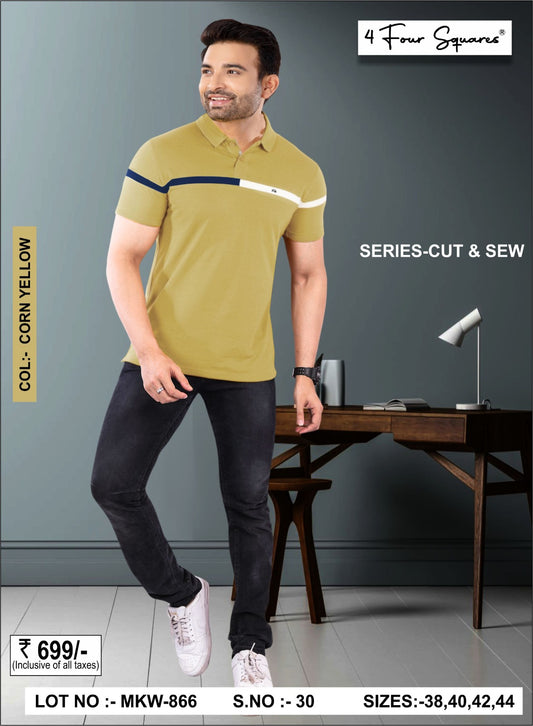 CORN YELLOW MATTY CUT AND SEW S.NO 30